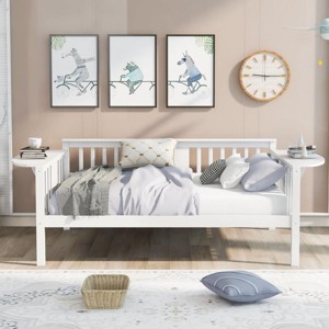 Streamdale Full size Daybed, Wood Slat Support, White - 1 of 4