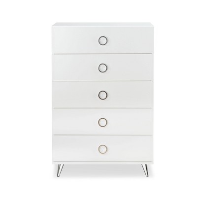 Acme Furniture Elms Dresser White Finish