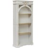 ORRD Antique White Bookshelf 4 Tier 65" Tall, Vintage Floor Bookcase for Living Room & Home Office Storage - 3 of 4