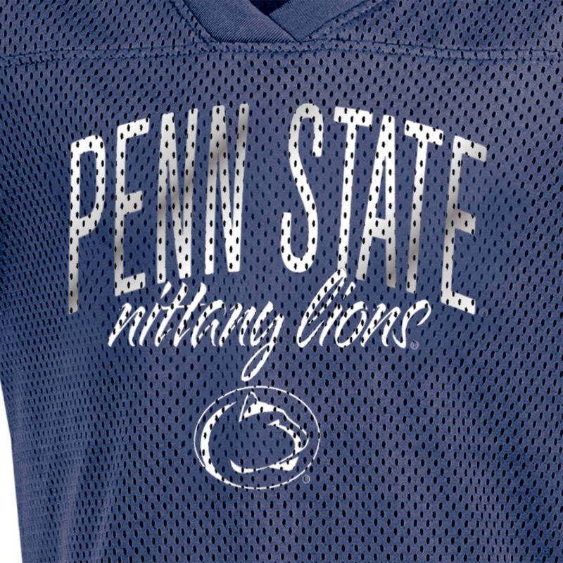 NCAA Penn State Nittany Lions Girls&#39; Mesh T-Shirt Jersey, 3 of 4