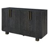 Okak Sideboard Cabinet, Bufft Cabinet with 4 Doors and 4 Shelves, Storage Cabinet for Living Room, Dining Room, Kitchen, Black - 4 of 4