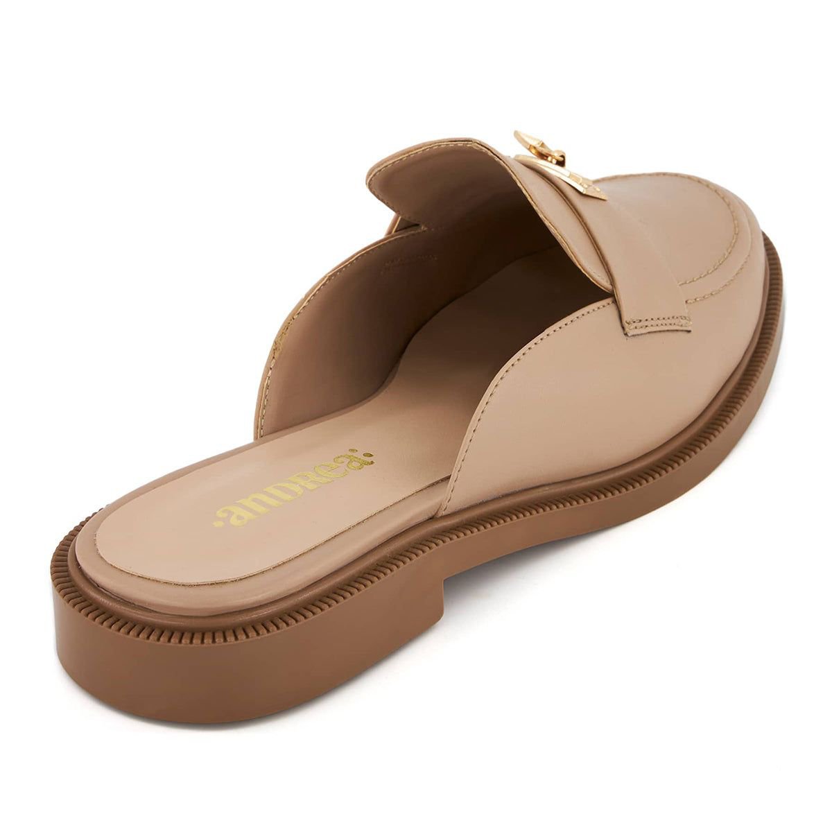Женские сабо Andrea Women's Moccasin Clogs 67910, Beige, 9 — фото 2