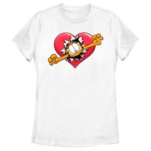 Women's Garfield Surprise Love T-Shirt - 1 of 4