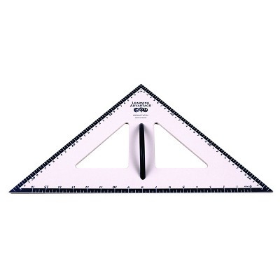 Learning Advantage Dry Erase Magnetic Triangle, 45/45/90 Degrees