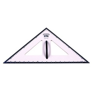 Learning Advantage Dry Erase Magnetic Triangle, 45/45/90 Degrees - 1 of 3