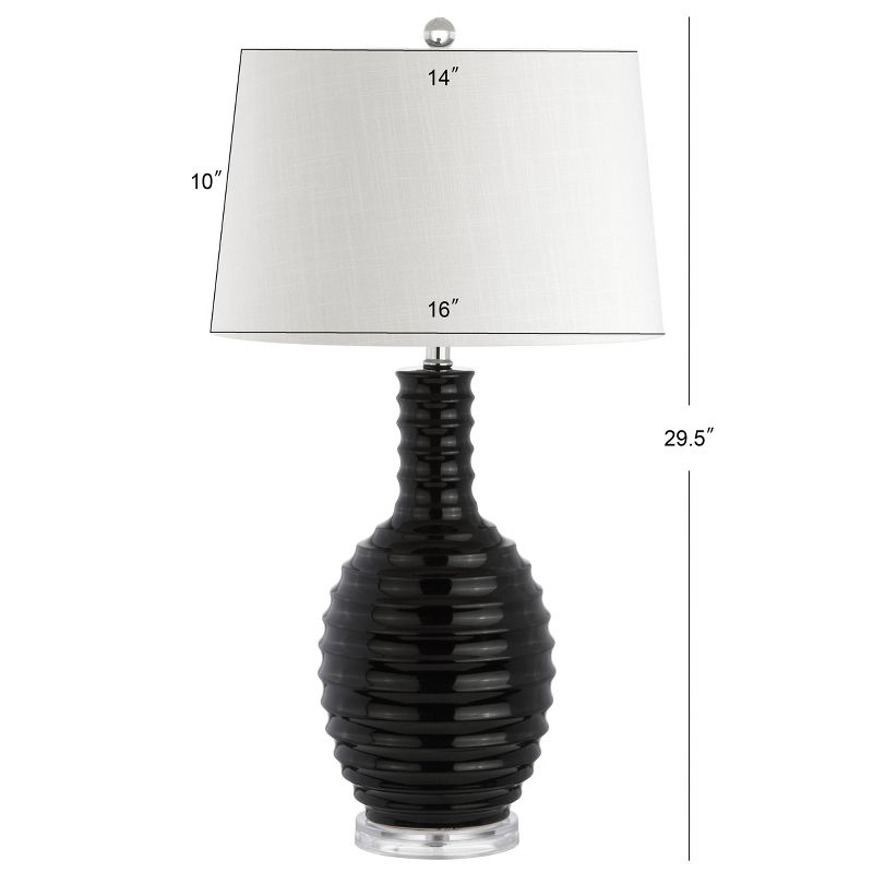 29.5" Ceramic Dylan Table Lamp (Includes Energy Efficient Light Bulb) - JONATHAN Y, 5 of 6