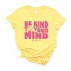 Simply Sage Market S.W.Smiley Be Kind To Your Mind Outline Short Sleeve Tee - 2 of 4