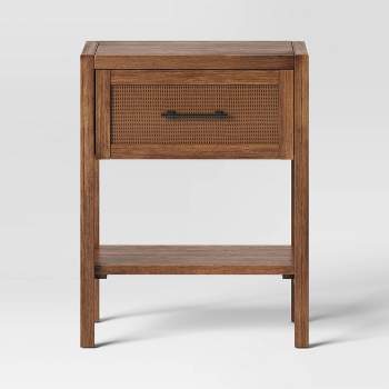 Warwick End Table with Drawer Brown - Threshold™