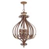 Livex Lighting Villa Verona 6 - Light Chandelier in  Verona Bronze/Aged Gold Leaf - 3 of 4