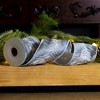 Melrose Wired Polyester Pine Ribbon 4" x 5 yds. - 3 of 3