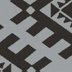 black, gray rhombus border