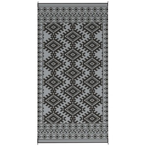 Aghana Digitals Foldable Reversible Outdoor Rug, 9'x18' Polypropylene Waterproof with Carry Bag, - 1 of 4