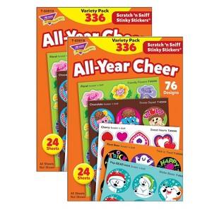 Trend Enterprises TREND All Year Cheer Stinky Stickers Variety Pack Multicolored 336 Per Pack 2 - 1 of 3