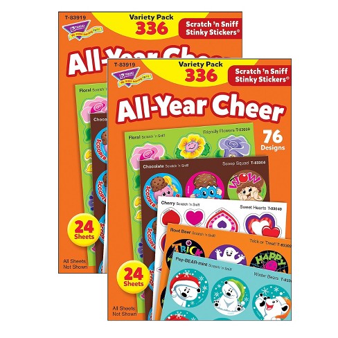 Trend School Days Sparkle Stickers Variety Pack, 432 per Pack, 3 Packs