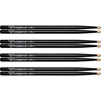 Vater Eternal Black Drum Sticks - Buy 3, Get 1 Free 5B Wood