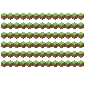 Eureka® Minecraft Die-Cut Blocks Extra Wide Trim, 37 Feet Per Pack, 6 Packs - 1 of 4