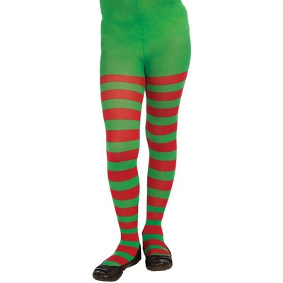 christmas striped leggings