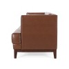 Christopher Knight Home Raintree Mid Century Modern Faux Leather Tufted 3 Seater Sofa - 4 of 4