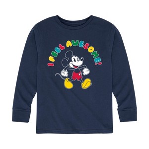 Boys' - Disney - I Feel Awesome Long Sleeve Graphic T-Shirt - 1 of 4