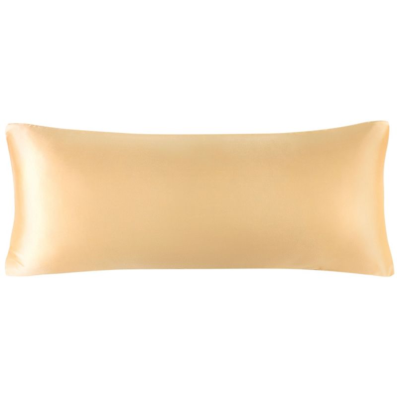 PiccoCasa Satin Zipper Closure Silky Satin Body Pillowcases 1 PC, 1 of 8