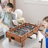 Gymax 27" Tabletop Foosball Game Mini Soccer Table Holiday Football Sports Edition - 3 of 4