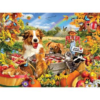 Peaceable Kingdom Dynamite Dinosaurs 4-in-1 Wooden Jigsaw Puzzles