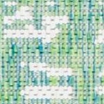 green blue/ivory