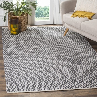 Ivory Cotton 6' x 9' Hand-Woven Transitional Area Rug