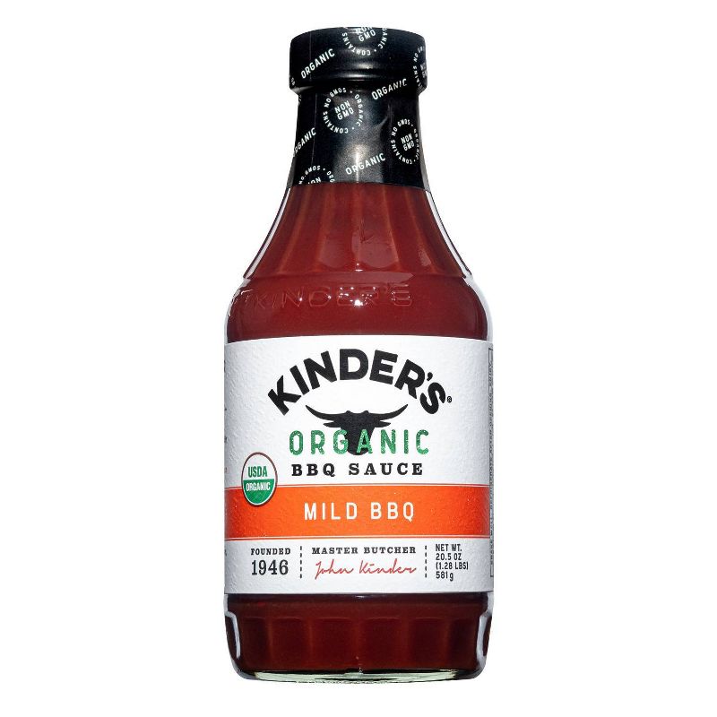 Kinder's Organic Mild BBQ Sauce - 20.5oz, 1 of 4