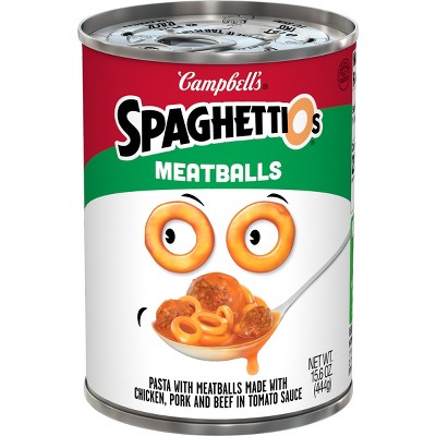 Campbell's SpaghettiOs with Meatballs - 15.6oz