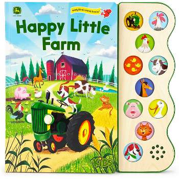 John Deere Kids Happy Little Farm - by  Jack Redwing (Board Book)