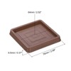 Unique Bargains Square Non-Slip Chair Leg Floor Protectors for Bed Stopper 4 Pcs - 2 of 4