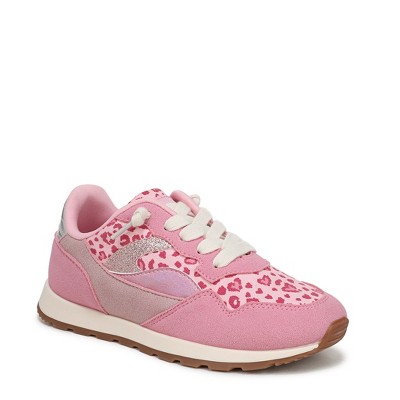 pink leopard print faux suede