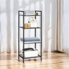 SONGMICS Storage Rack Bathroom Shelf Extendable Plant Steel Stand with Adjustable Shelf - 2 of 4