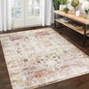 COZONY Washable Area Rug for Living Room, Vintage Distressed Accent Carpet, Non-Slip, Low Pile, Stain Resistant - 2 of 4