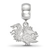 Black Bow Jewelry Sterling Silver South Carolina Gamecocks NCAA Bead Charm - 2 of 4