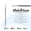 Black Swan Synthetic Red Sable Paint Brushes Flat Sets of 2- Professional Quality Long Handle Paint Brushes in Assorted Shapes and Sizes for Oil, - 2 of 4
