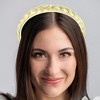 Unique Bargains Women's Synthetic Hair Plaited Headband Braid Braided with Teeth 1 Pc - 2 of 4