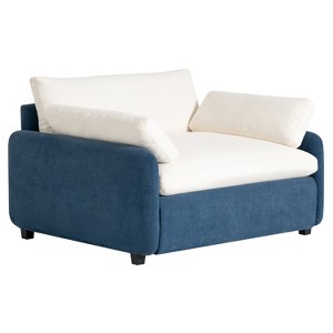 TiramisuBest 50*43" Oversized Chenille Single Sofa Chair, Modular Sectional Sofa with Storage, Sideboard Buffet Style Design for Living Room - 1 of 4