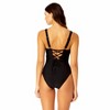 Coppersuit Women's Solid Lace Up Compression One Piece Swimsuit - image 2 of 4