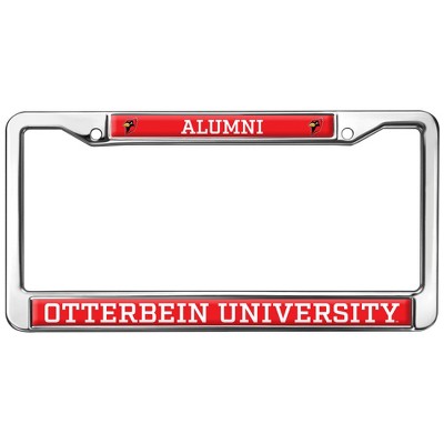 Otterbein University Alumni Full Size Standard License Plate Metal Frame