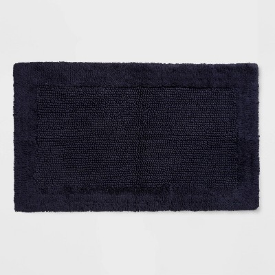 navy blue bath rugs