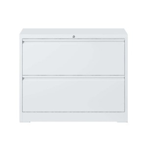 UPTIOT White Vertical File Cabinet 2 Drawer - 1 of 4