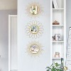 Aoibox 3 Pack Gold Sunburst Wall Mirrors Set, Decorative Hanging Metal Art for Living Room, Bedroom, Entryway, Bathroom, Home D¨¦cor - 4 of 4