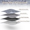Acekool Area Rug, Modern Washable Non Slip Stain Resistant Soft Low Pile Foldable Carpet for Living Room Bedroom Dining - 4 of 4
