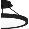 Quoizel Lighting Outskirts 1 - Light Semi-Flush Mount in  Earth Black - 3 of 4