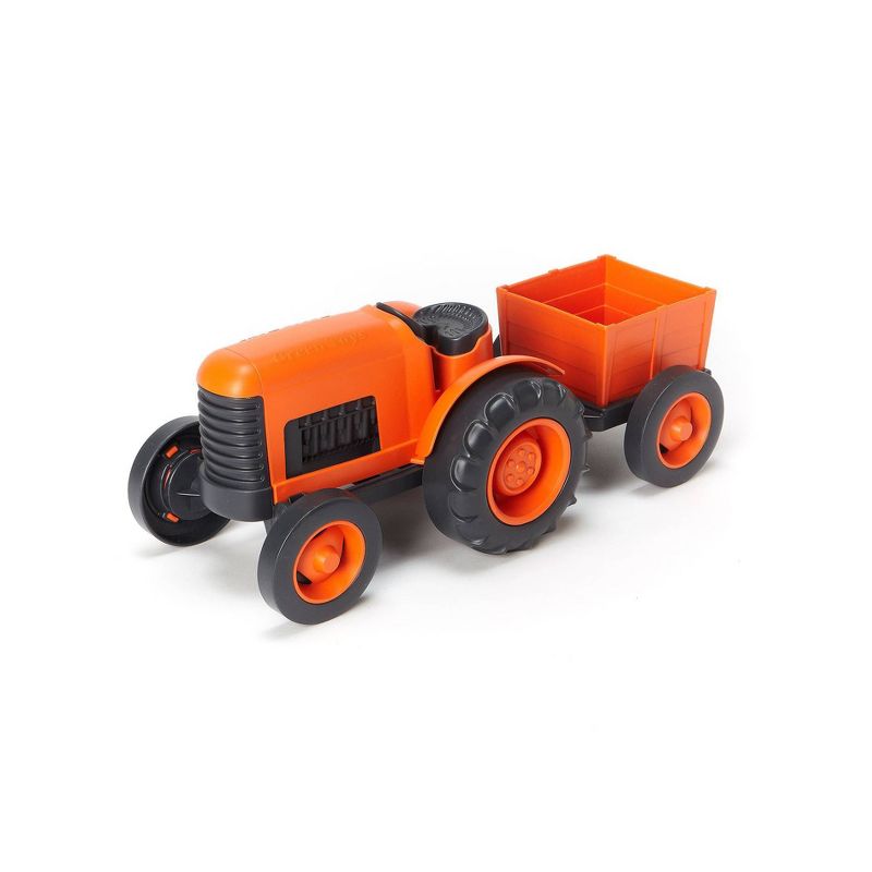 Green Toys Tractor Vehicle - Orange, 1 of 10
