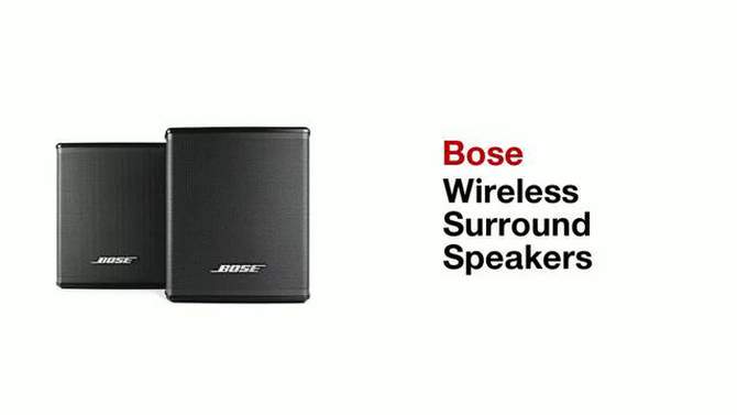 Bose Wireless Surround Speakers, 2 of 8, play video