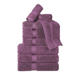 Luxury Cotton Heavyweight Ultra-Plush 9 Piece Towel Set by Blue Nile Mills - 1 of 4