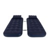 Pool Central 6.25' Navy Blue 3 in 1 Inflatable Flocked Air Mattress with Pillows - 3 of 4